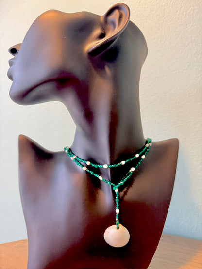 Emerald Waters | Wrap Necklace