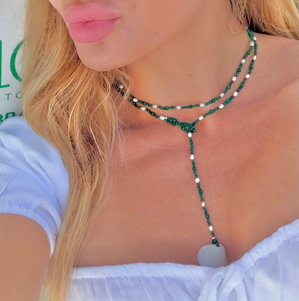 Emerald Waters | Wrap Necklace