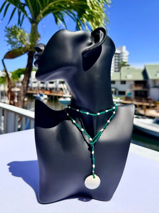 Emerald Waters | Wrap Necklace