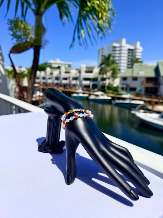 Opals & Aperol | Bracelet Set