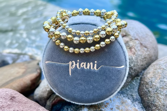 Mixed Metal Bracelet Set