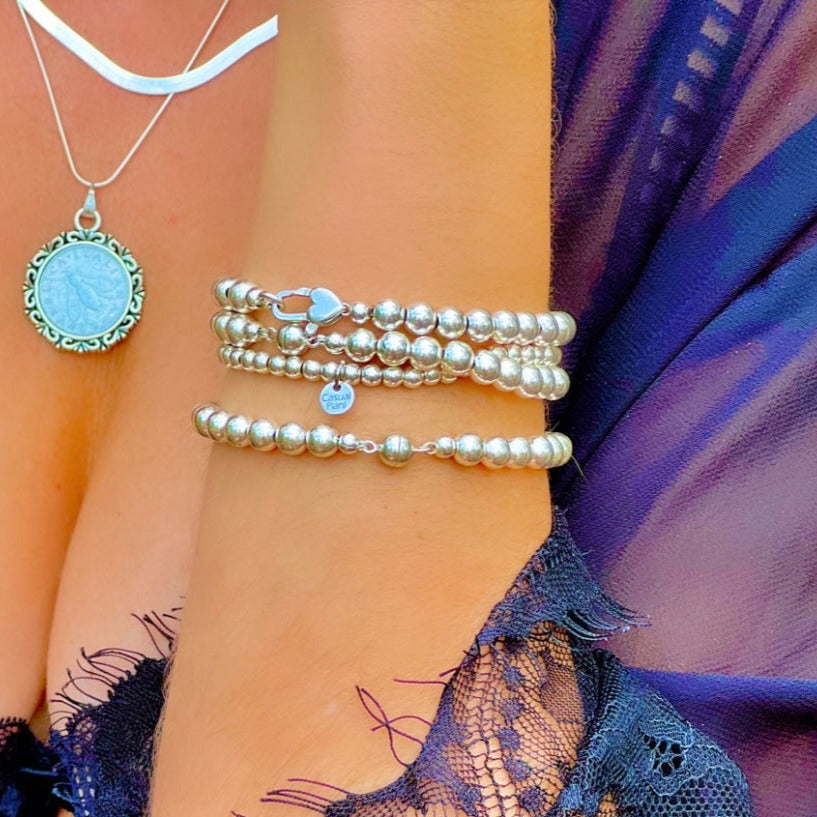 D'argento Magnetica Bracelet