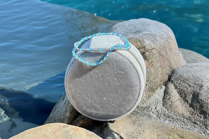 Petite Blue Opal Bracelets
