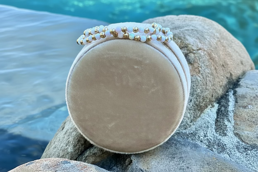 White Opal Bracelet